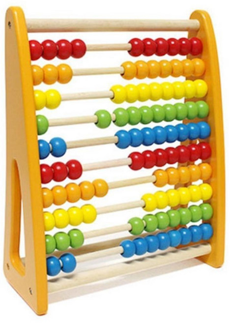 100개 구슬옮기기 유아 수세기 셈놀이판 초등예비수학 수학교구세트 연산놀이 엄마표, 1개