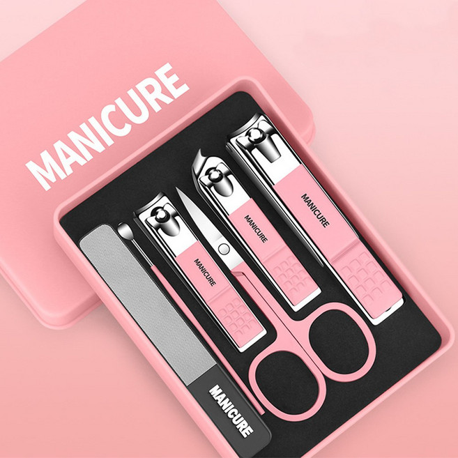 노맥스 프리미엄 손톱깎이 세트, 1개, Pink
