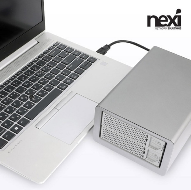 (NEXI) 넥시 NX-802RU31 RAID (2베이) (USB3.1 Type-C) (NX768) (DAS) (하드미포함)