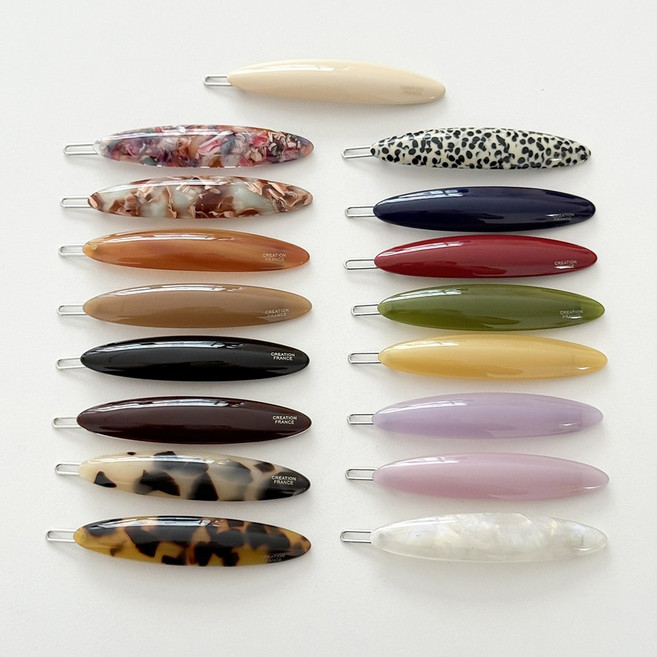 프랑스핀 빅라운드똑핀 옆머리포인트핀 creation france