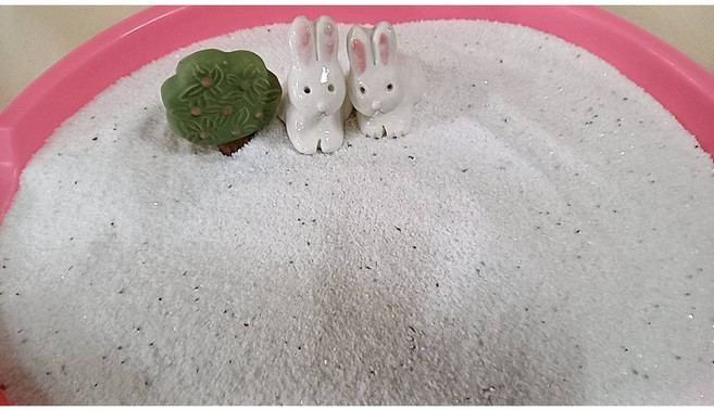 흰색모래 대용량, 5kg, 1개