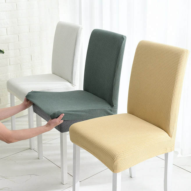 기프템 생활방수 고탄력 의자 시트 리폼 커버, 그린, 1개