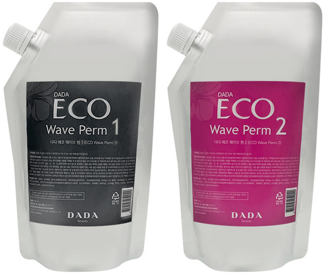 다다토모 에코 웨이브 펌 1제2제 500ml, 1개