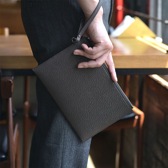 어버너 소가죽 클러치백 남자 클러치 손가방 미니 파우치