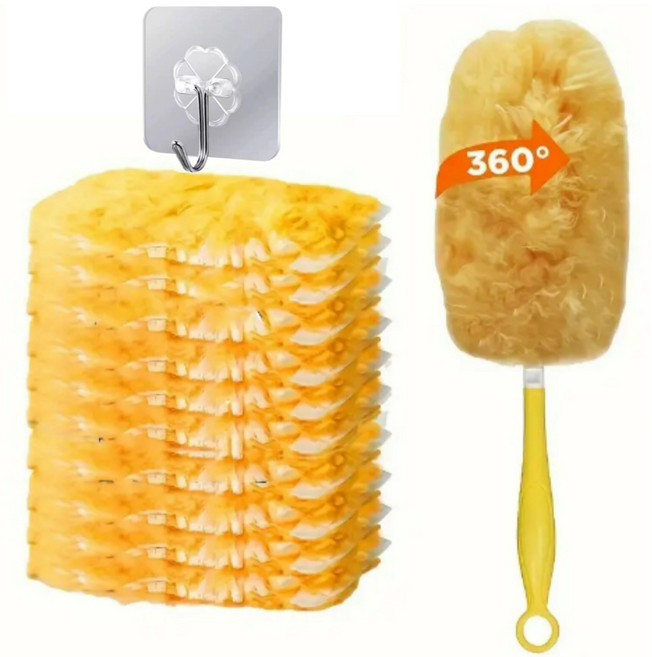 고고마켓 더스터 360 먼지털이 핸들 + 리필 10p 세트, 1세트