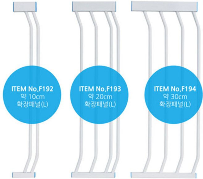 브리더 오토게이트 L/ 안전문 연장 확장패널 105X30cm, 1개