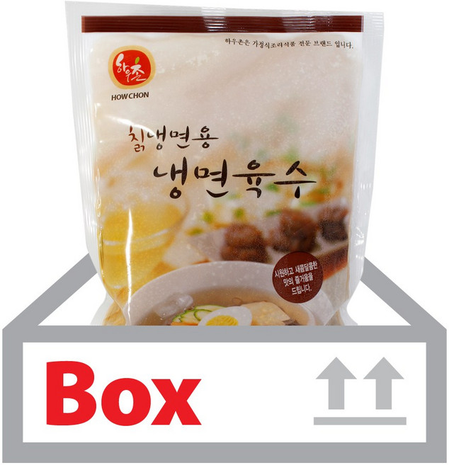 하우촌 칡냉면용 냉면육수 330g x 30개(박스), 4박스