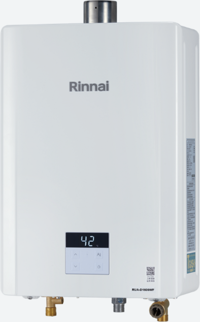 Rinnai RUA-D1600WF 16L屋內型強制排氣熱水器 (天然氣NG1)(不含安裝)