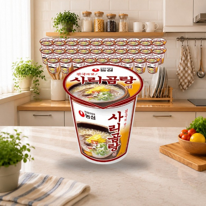 농심 사리곰탕컵 61g 30개