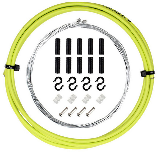 PH 자전거 MTB 로드용 브레이크 변속기 케이블 와이어 세트, 1세트