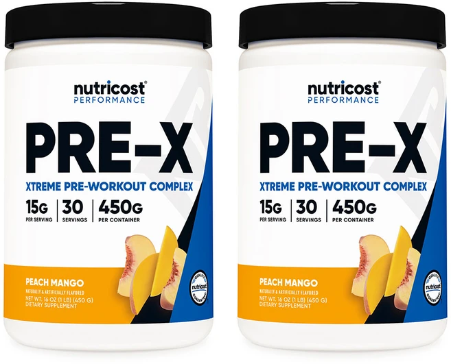 프리워크아웃 컴플렉스 30회분 피치 망고맛 2병, 2개 - 쿠팡