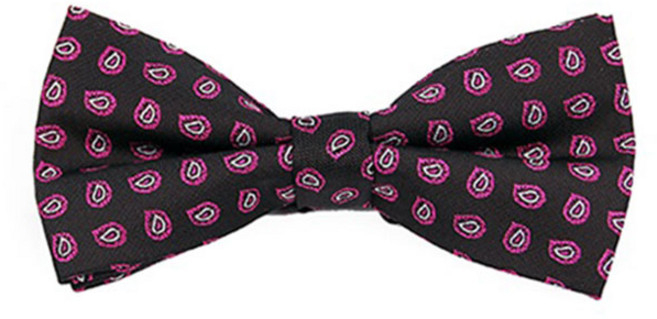 RV008 블랙페이즐리 나비넥타이 보타이 정장 캐쥬얼 남자악세사리 자동넥타이