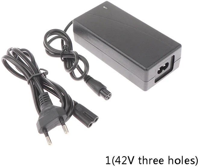 42V 2A 전동 스마트 밸런스 휠 충전기 (자체 균형 조정 스쿠터 호버보드용) EU 플러그 배터리, 01 13hole 42V, 1개