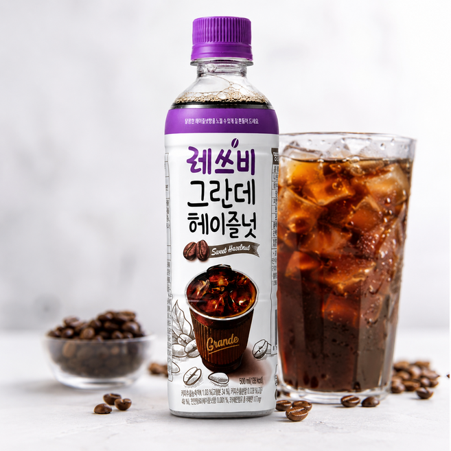레쓰비 그란데 헤이즐넛, 500ml, 24개