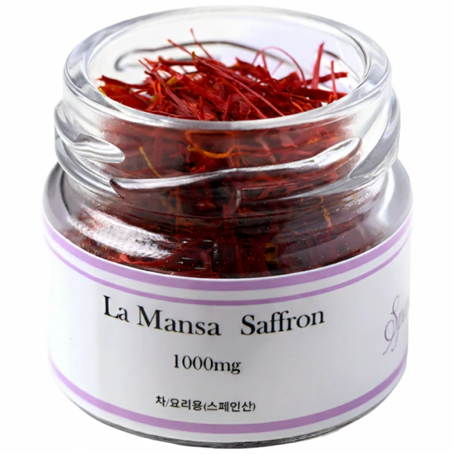 라만사 샤프란향신료 1000mg, 1개, 1g - 쿠팡