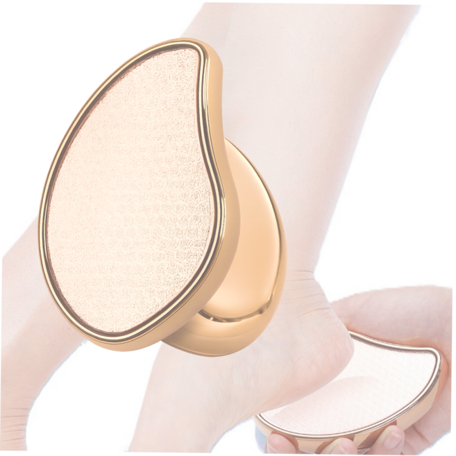 GO마켓 각질제거기 풋파일 뒷꿈치각질제거, 골드, 2개