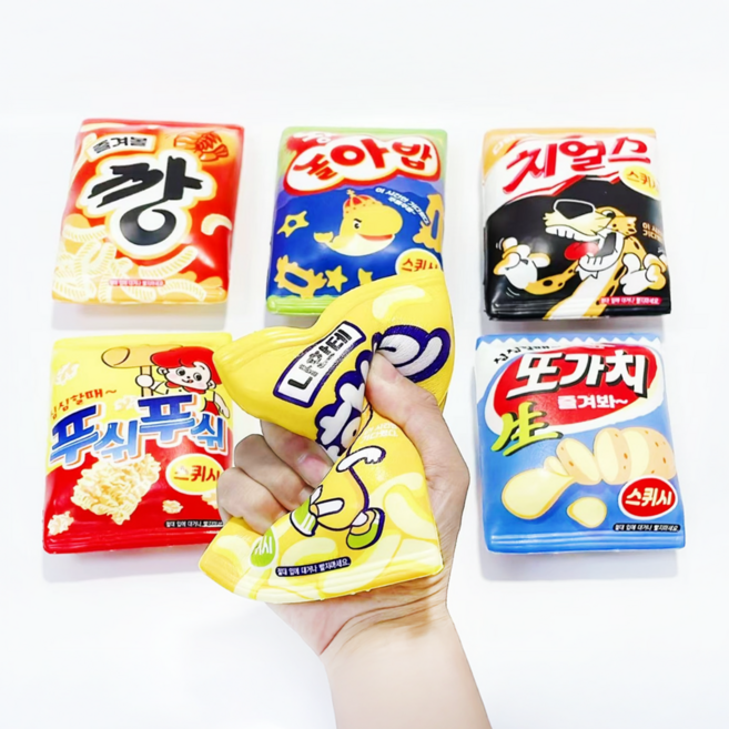 3000종합 과자 패러디 스퀴시 먹지는마세요 랜덤1개, 1개