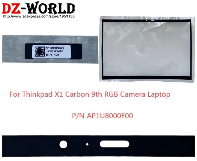 Lenovo 호환 ThinkPad X1 Carbon 9th AP1U 용 LCD 베젤 스티커 커버 스크린 전면 프레임 쉘 케이스 8000900, 02 RGB Sticker