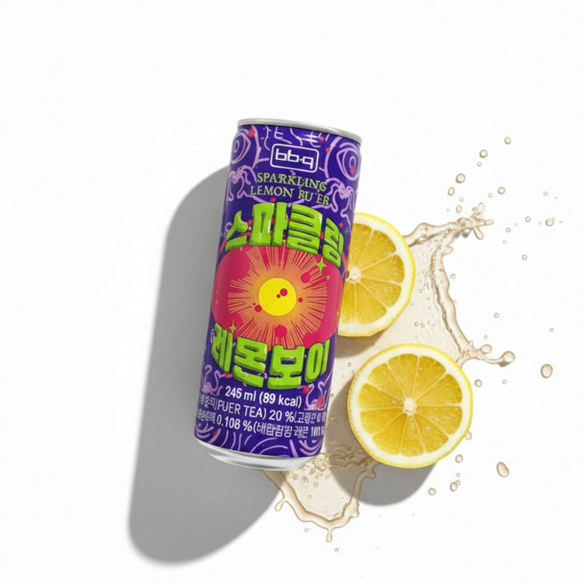 BBQ 스파클링 레몬보이, 30개, 245ml