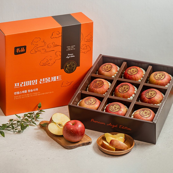 [과일선물] 아침햇살 청송 사과 애플 4호 3.5kg (사과 배 혼합) 꿀사과 부사사과, 1