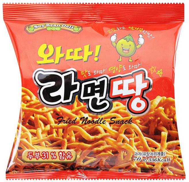 와따 라면땅, 70g, 1개