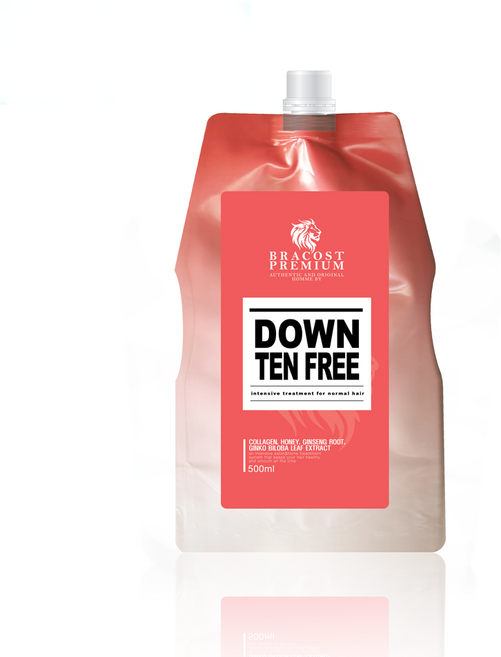 브라코스트 다운텐 프리 프리미엄 다운펌 대용량 500ml 옆머리 누르기, 1개