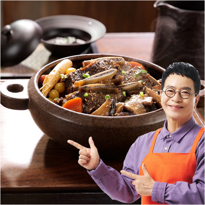 [김하진 궁중] 김하진의 궁중 표고버섯 찜갈비 500g x 3팩, 3개