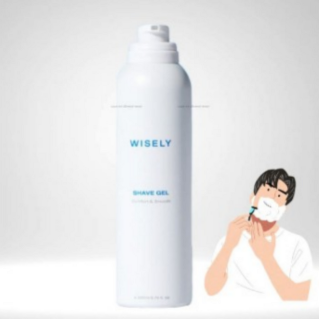 와이즐리 면도 쉐이빙폼 쉐이브 쉐이빙젤, 1개, 200ml