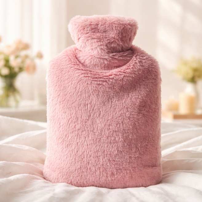 루움 온기지속 간편주입 물주머니 핑크 2L, 1개