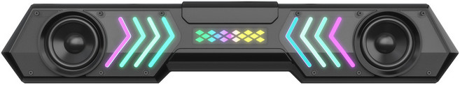 炫彩RGB 機甲聲霸 藍牙電腦音箱 大音量低音炮, 通用, 黑色