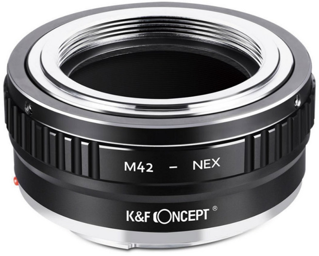 K&F Concept M42-NEX _ M42 Lens - Sony E FE Body 변환어뎁터, 1개