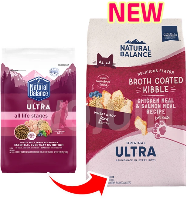 내추럴발란스 고양이 전연령 오리지날 울트라 닭&연어 기능성 사료, 닭, 2.04kg, 1개 - 쿠팡