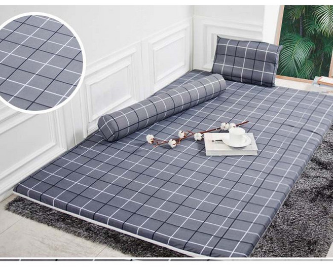 팜파스 라이트 매트커버 토퍼커버 요커버 메모리폼커버 라텍스커버 싱글 슈퍼싱글 더블 퀸, 그레이체크