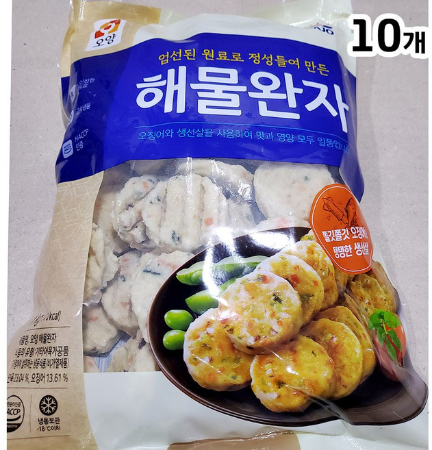 한성기업 해물경단(15g 60개 1K) X10, 15g, 1