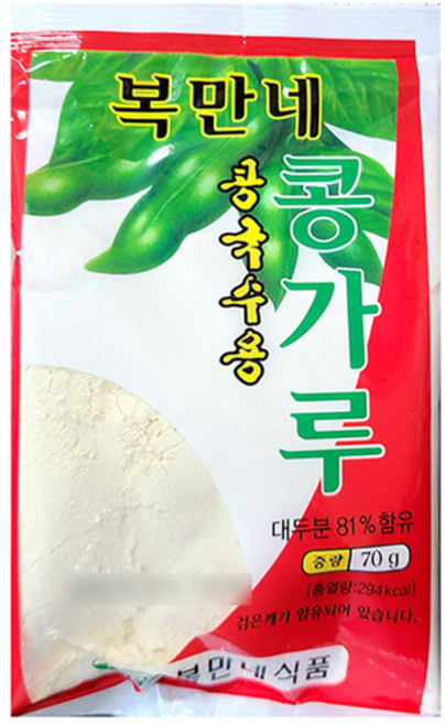 복만네 콩국수용 콩가루, 70g, 1개