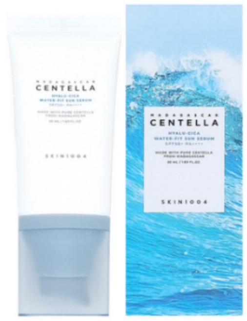 스킨1004 센텔라 히알루 시카 워터핏 선 세럼 SPF50+ PA++++, 2개, 50ml