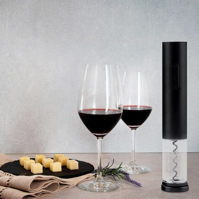 키텐실 비기너 자동 와인오프너 와인잔 350ml 2P 베이직 선물세트, 1개