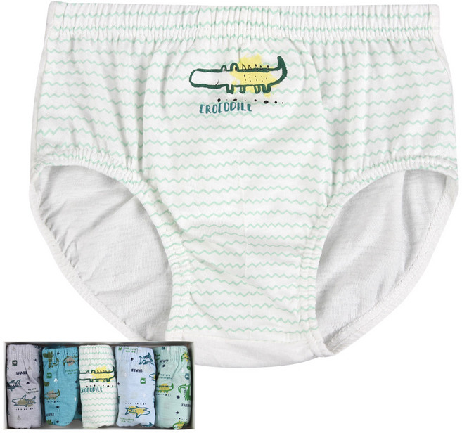 에코키즈 크로커다일 남 유아 아동 팬티 5매 세트 FW11594