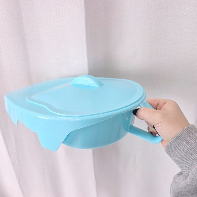 국산 BFTL4 여자 남자 환자용 침상변기 환자대변기 병원용 간이변기 휴대용 이동형 어른변기통 노인 장기요양 복지용구 실버용품 요양 등급, 일반구매, 1개, ABP101(대용량)