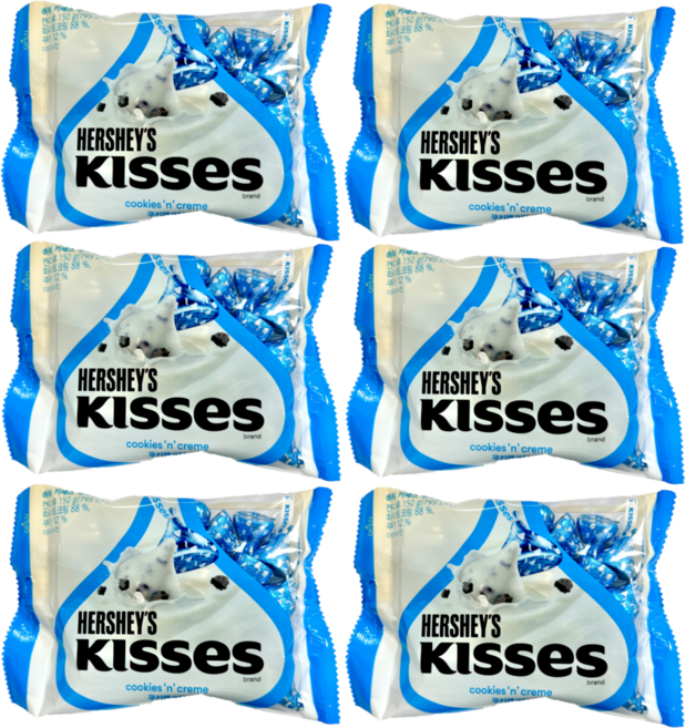 허쉬 키세스 쿠키앤크림, 150g, 6개