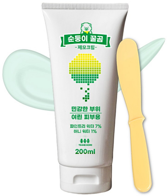 팀스모어 순둥이 꿀곰 제모크림, 200ml, 1개