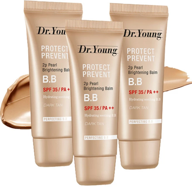닥터영 이피 펄 브라이트닝 밤 SPF35 PA++ 30ml x 3개세트+화장품파우치 33호 태닝비비, 3개 - 쿠팡
