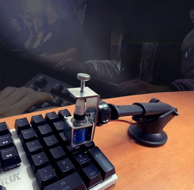 마우스 클릭 오토 스타일 노트북 자동 무한반복 타이핑 매크로 클릭기 무한 배달 조작, 8. 3헤드 다기능 버전 유니버설모델