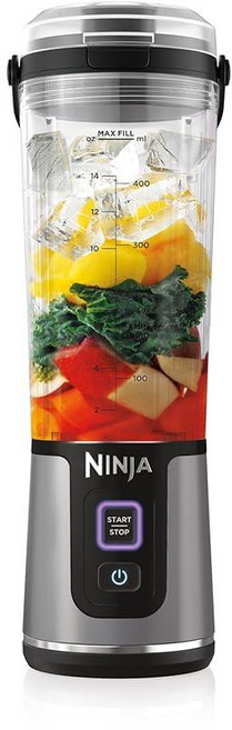 닌자 블라스트 충전식 휴대용 쉐이크 블렌더 532ml 마블화이트, 블랙