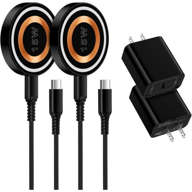 픽셀 10 9 프로 XL 폴드 8A 8 7 6 프로용 구글 9A 무선 충전기 아이폰 16 15 14 13 12 삼성 갤럭시 S25 S24 S23 S22용 15W MagSafe