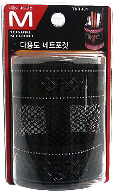 티엔알 차량용 엣지 다용도 포켓, 1개, 블랙