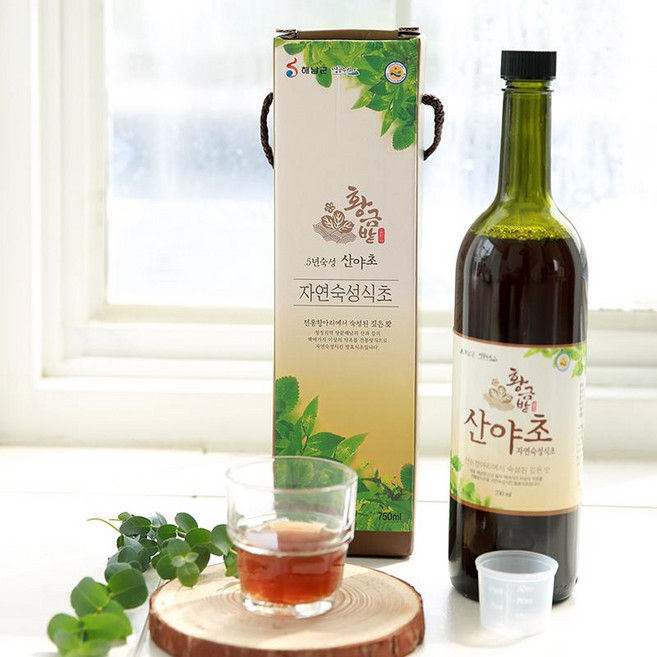 [해남산야초]5년숙성! 산야초 자연숙성식초 750ml, 1개