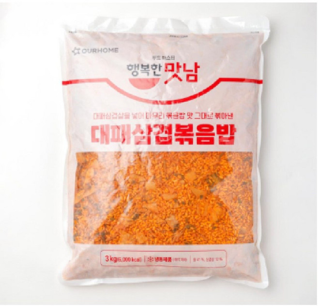 아워홈 대패삼겹볶음밥, 1개, 3kg