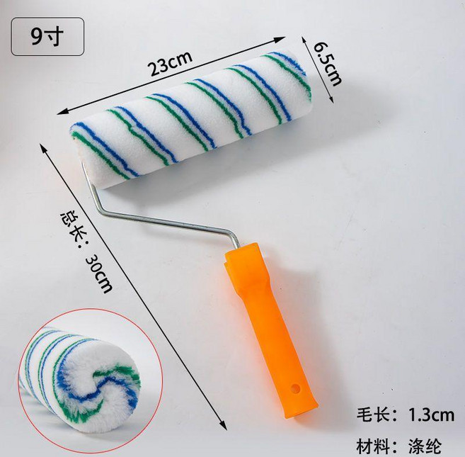 good 刷9寸無死角油漆刷子4689寸高檔滾筒刷乳膠漆塗料滾筒刷, 1個, 9寸白色 刷油漆 ,十把價格