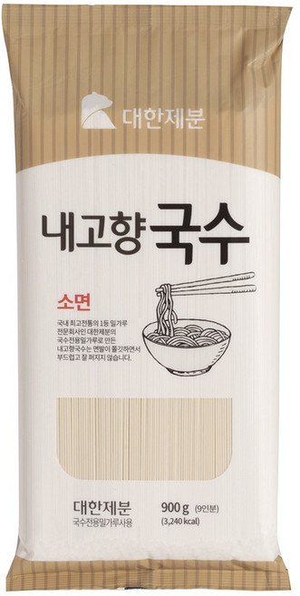 대한제분 내고향국수, 900g, 4개
